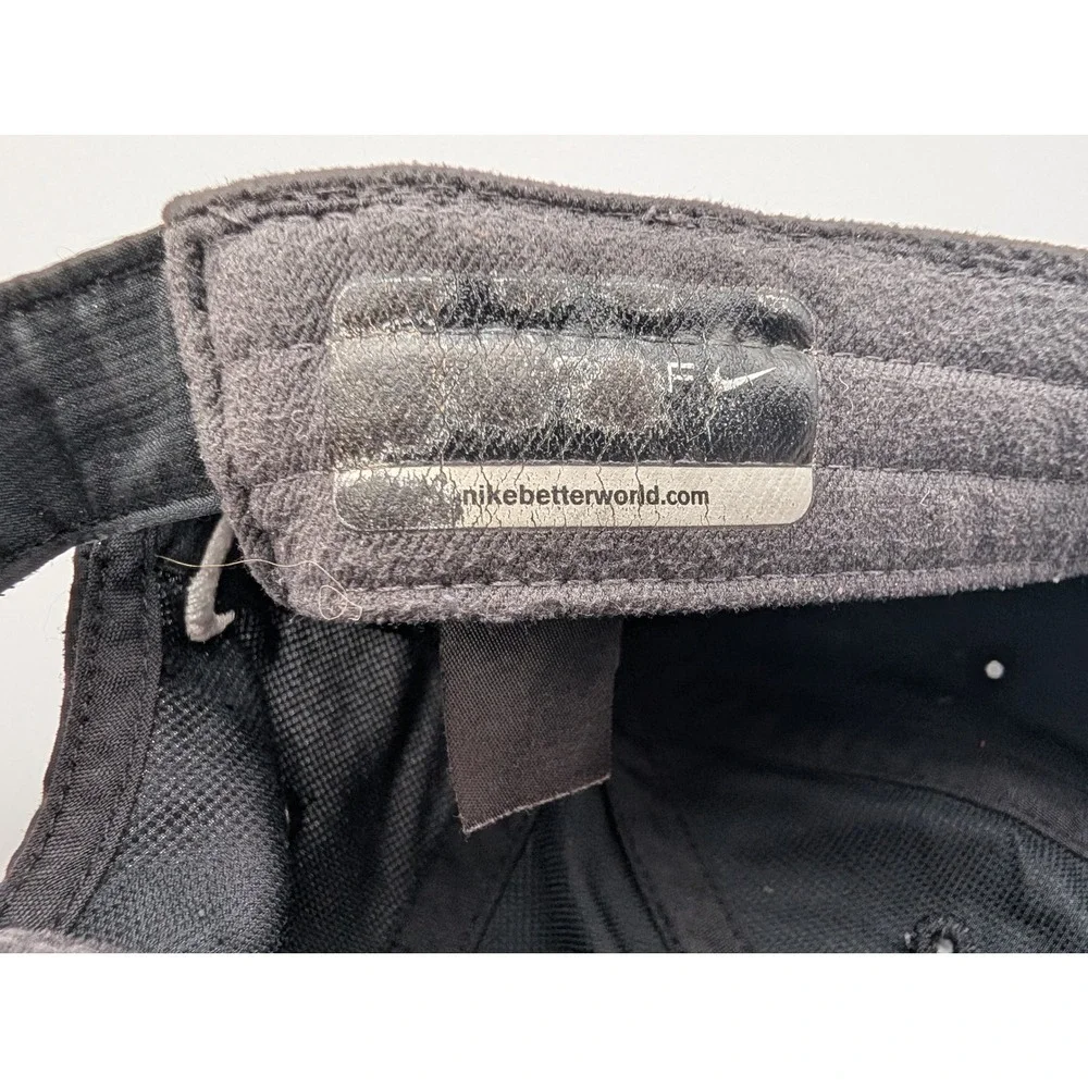 Nike Heritage Adjustable Baseball Cap Dark Gray Distressed Swoosh Hat
